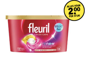 Fleuril Renew Color Caps 15 stuks voor €2 bij Kruidvat