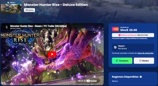 Monster Hunter Rise Deluxe Edition por $38 | Nuuvem