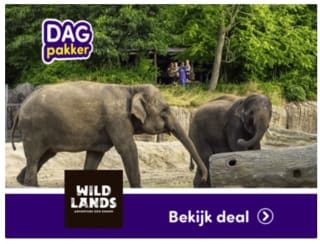 Entreeticket WILDLANDS Adventure Zoo voor €20 via Tripper
