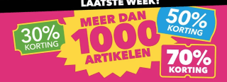 10% extra korting op de sale tot 70% bij Xenos