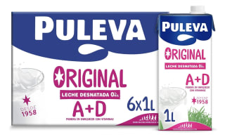 Puleva Leche Desnatada Pack de 6 por 5,53€