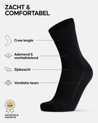 DANISH ENDURANCE Bamboe sokken (6 paar, maat 39-42) voor €24,95 bij Amazon