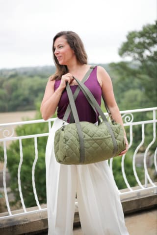 Gratuit patron Sac de sport Basilic chez Klafoutis