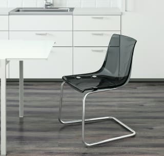 Silla Ikea Tobias gris cromado por 59€