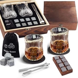 NANCHU juego de vasos para whisky (set de regalo) por $249 en Amazon