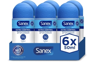 12 Uds Sanex Dermo Extra Control Desodorante Roll-On por 13,82€