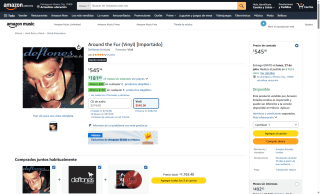 Álbum Deftones Around the Fur Vinil por $546 | Amazon