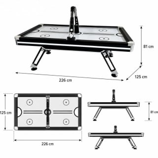 Aerohockey Grande AH003 (226×125×81 cm) por 398€ en Ibernest