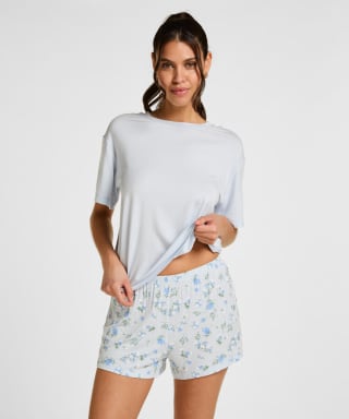 Pyjama Set Daisy (Blauw) voor €7 bij Hunkemöller