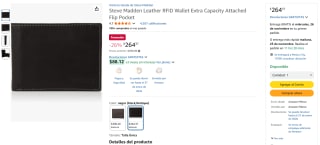 Cartera Steve Madden Piel por $264 | Amazon