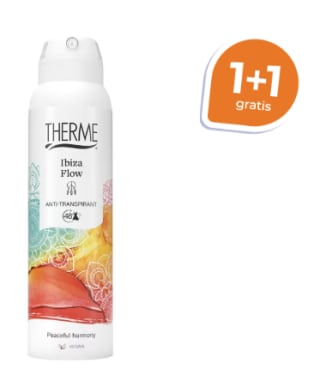 1+1 gratis op alle Therme producten bij Trekpleister