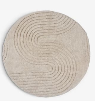Alfombrilla de baño RYSSBY Ø70 natural por 11€