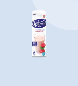 Optimel drinkyoghurt Framboos 1L voor €0,01 bij Scoupy