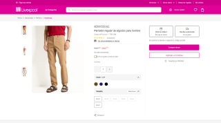 Pantalón AÉROPOSTALE algodón $300 | Oferta Liverpool