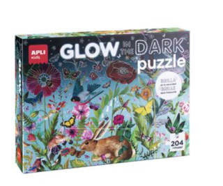 Puzzle Apli Glow in the Dark Flores 204 piezas por 8.60€