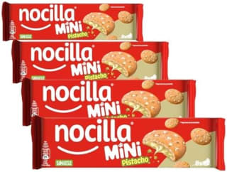 Nocilla Mini Galletas de Pistacho (64 g, paquete de 4) por 4€ en Amazon