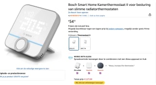 Bosch Slimme Kamerthermostaat 2 voor €54,91 bij Amazon