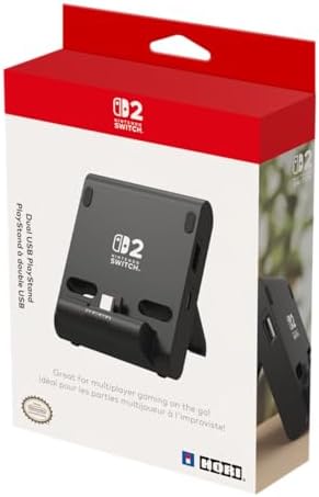 HORI Dual USB PlayStand para Nintendo Switch 2 por 15,95€ en Amazon