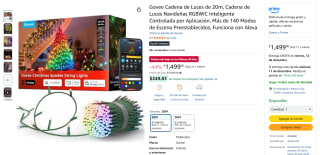 Govee Cadena de Luces 20m RGBWIC por $1,499 | Oferta Amazon
