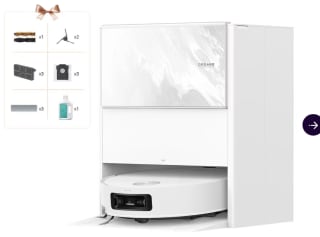 Dreame Aqua 10 Ultra Track Complete White robotstofzuiger voor €699 bij Ibood