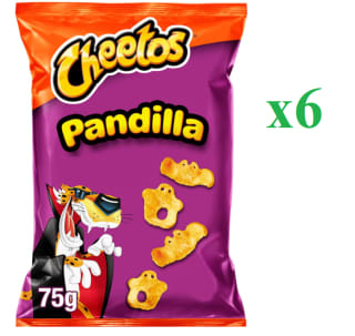 6 Bolsas de 75grs de CHEETOS Pandilla Snack con sabor a queso por 6.12€