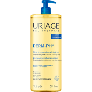 Uriage Derm-phy Huile lavante dermatologique 1L à 9,49€