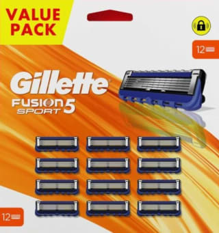 Gillette Fusion5 12 scheermesjes voor €24,95 bij ShaveSavings