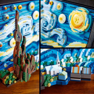 LEGO Ideas Vincent van Gogh - De Sterrennacht (21333) voor €129,99 bij Bol