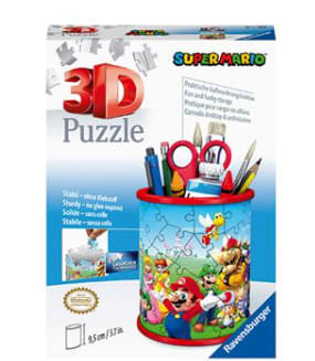 Puzzle 3D Ravensburger shaped Portalápices Super Mario por 3.60€