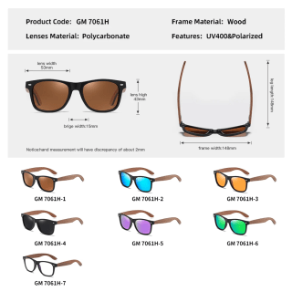 Gafas de Sol Polarizadas UV400 GM modelo 7061h por $7 en AliExpress