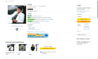 CD Thriller de Michael Jackson por $1,350 | Amazon