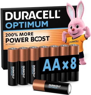 DURACELL Optimum AA (paquete de 8) por 9,99€