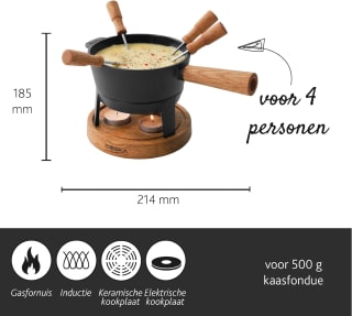 Boska Fondueset Pro S (kaasfondue, 700 ml) voor €39,99 bij Amazon