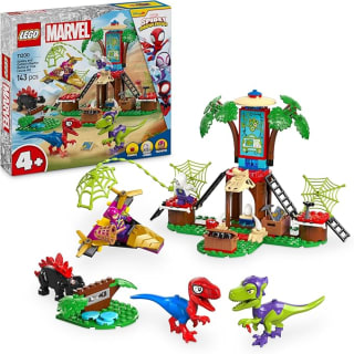 LEGO Spidey en zijn geweldige vriendjes Spidey en Gobby's raptorstrijd bij de boomhut