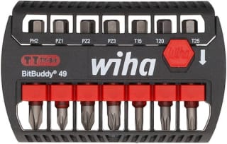 Wiha BitBuddy 8-delige bitset (49 mm) voor €13,45 bij Bol