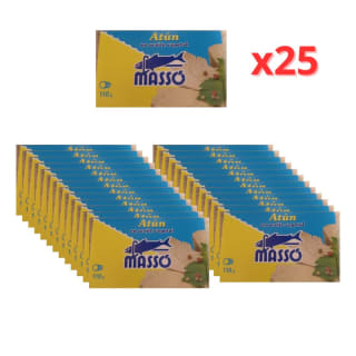 Massó Atún en aceite vegetal pack 25 x 110g por 29.99€