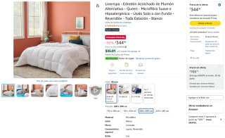 Edredón Linenspa Queen por $345 | Amazon (Prime)