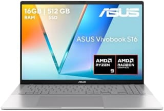 ASUS Vivobook S16 Ryzen 9 270 por $16,019.40 en Amazon