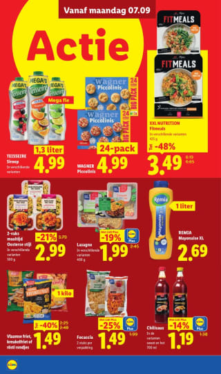 Teisseire siroop 1,3 L voor €4,99 bij Lidl