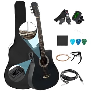 MONANITO Guitarra Acústica Eléctrica 38 Pulgadas por $599 en Walmart