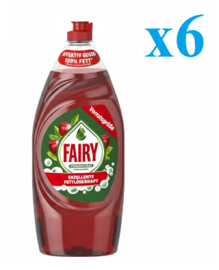 6 x Fairy Detergente ultraconcentrado granada 900 ml limpieza eficaz por 11.94€