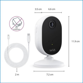 WiZ Starterkit - Home Monitoring (camera + 3 slimme LED-lampen) voor €49,99 bij Bol