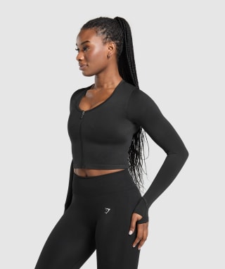 Lift Seamless Zip Up Jacket voor €19,50 bij Gymshark