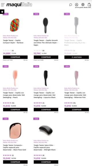 -15% de Descuento en Tangle Teezer.