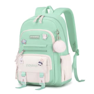 Mochila Escolar de 20L Tanou con Colgante y Chapas Personalizables por 19.99€