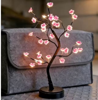 Lámpara de Noche con Forma de Flor Rosa, USB, Interruptor Táctil por 8.49€