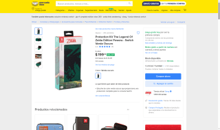 Protection Kit Zelda Edition por $199 | Oferta Mercado Libre
