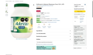 Aderezo Mayonesa Hellmann's por $130 | Oferta Amazon