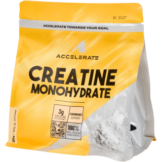 Accelerate creatine monohydraat 100 porties | 300 gram voor €4,49 bij de Action