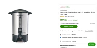 Cafetera de Urna Tradicional por $899 | Oferta Bodega Aurrera